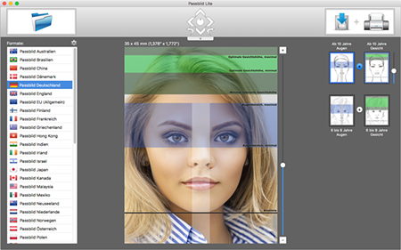 Passbild für Deutschland